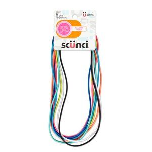 Scunci by Conair No-Slip Grip Flat Bright Headwraps